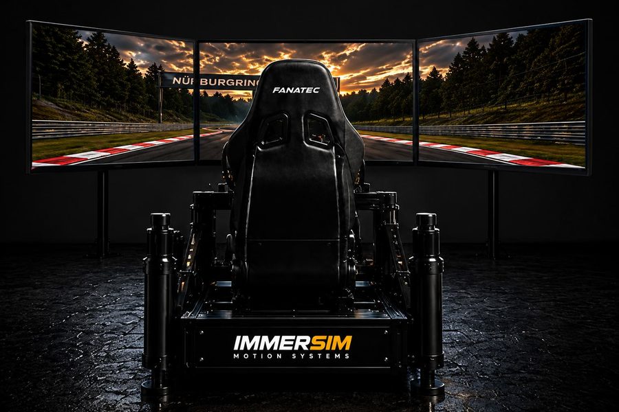 Immersion Three · Triple 32-inch display